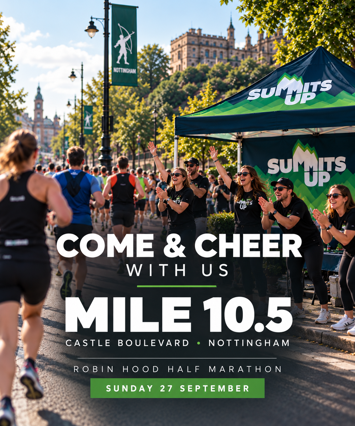 Not Running the Robin Hood Half, Come Cheer Instead!!